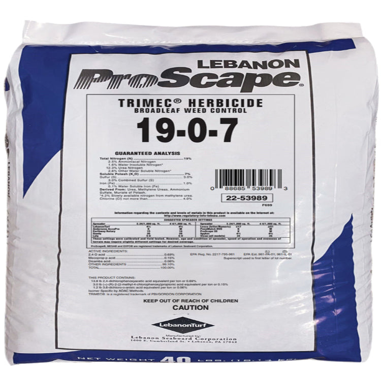 Proscape 19-0-7 40%Mesa w/ Trimec Post-Emergent – Rivendell