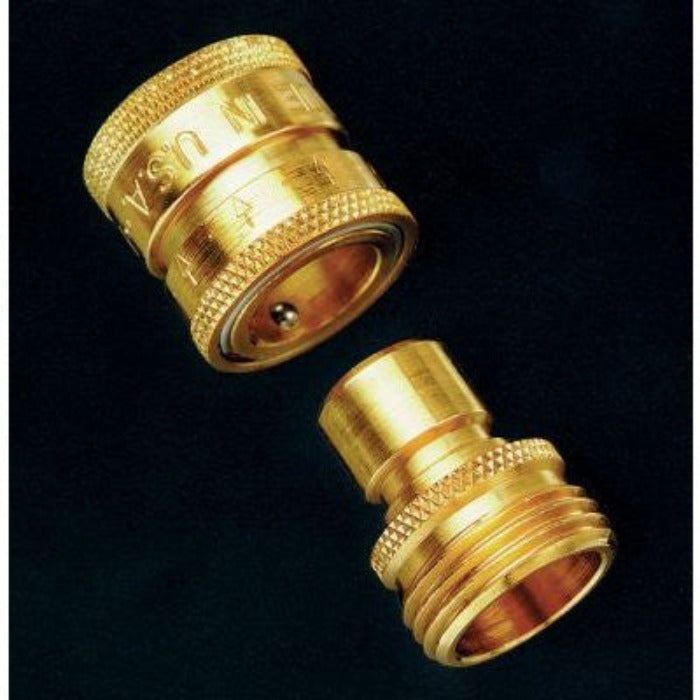 Dramm Brass Quick Disconnect M&F Pair In Clamshell Package - Image 3
