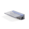 LED-lit acrylic water feature with adjustable flow; modern design.
