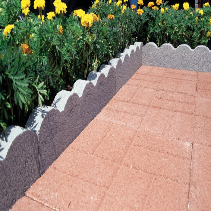 Scalloped Edging Brickstones Scalloped Edging 590mm UK Bricks,
