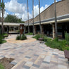 City Stone Rectangle pavers, 12x24 inch, 60mm thick, creating a modern outdoor space.
