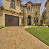 Vintage Rectangle Antiqued pavers: 6x9, 60mm, enhancing home curb appeal.
