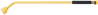 Gold-toned 30-inch watering wand with ergonomic grip for comfortable garden use.
