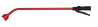 Dramm 30 Inch Touch 'n Flow Pro Rain Wand: Red aluminum, 30" watering wand with adjustable nozzle for effortless garden watering.
