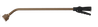 Long bronze-tone rain wand with ergonomic grip for comfortable watering.
