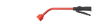 Dramm 16 Inch Touch N Flow Rain Wand: Red aluminum wand with ergonomic grip for easy watering.
