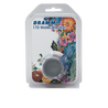 Aluminum water breaker packaged with colorful floral design.
