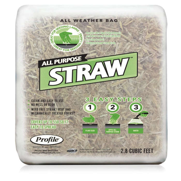 Hydrostraw HydroStraw All Purpose Straw Bale w/ Guar – Rivendell Distribution