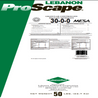 ProScape 30-0-0 100% MESA granular controlled-release nitrogen fertilizer, 50 lbs.
