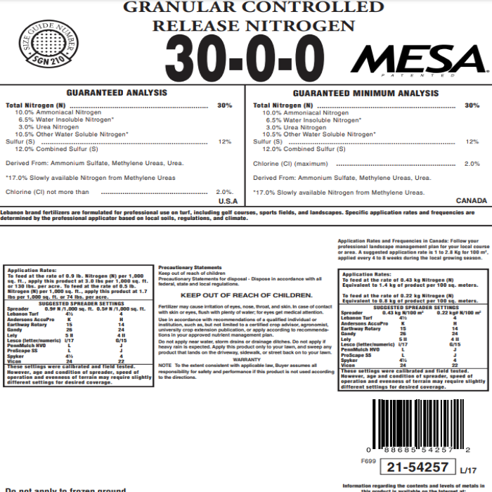ProScape 30-0-0 100% MESA