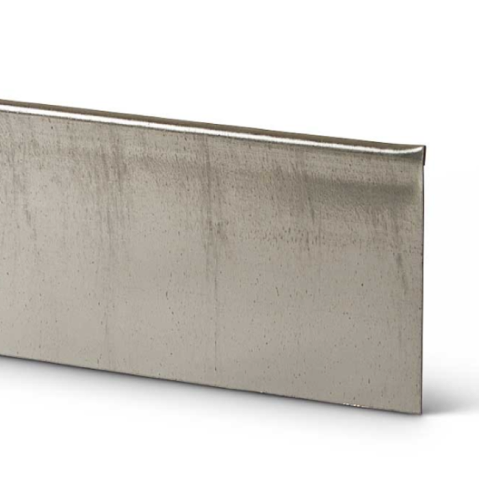 Galvanized Steel Edging | 4 Inch Roll Top Steel Edging – Rivendell ...