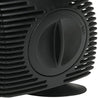 Black magnetic drive pond pump with ribbed casing and flow control dial.
