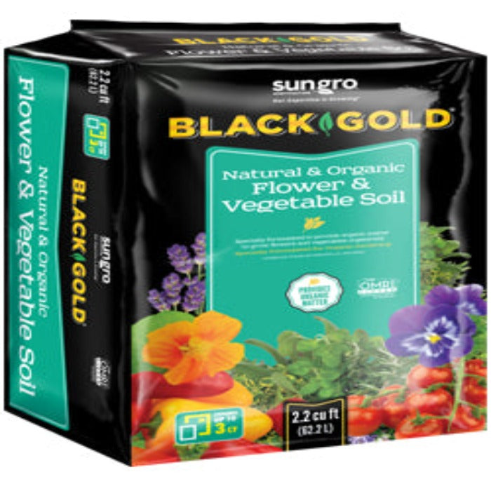 Black Gold Natural & Organic Flower & Vegetable Soil