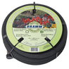 Dramm ColorStorm 50ft Soaker Hose: Even water distribution, 90% less water use, nickel-plated brass couplings, lifetime guarantee.
