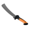 Fiskars 24-inch machete with durable gray blade and comfortable orange/black handle.
