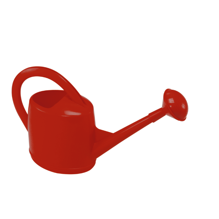 Dramm 7 Liter red plastic watering can
