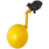Rojo Autofill 3/4" automatic tank fill valve with yellow float and black valve mechanism.
