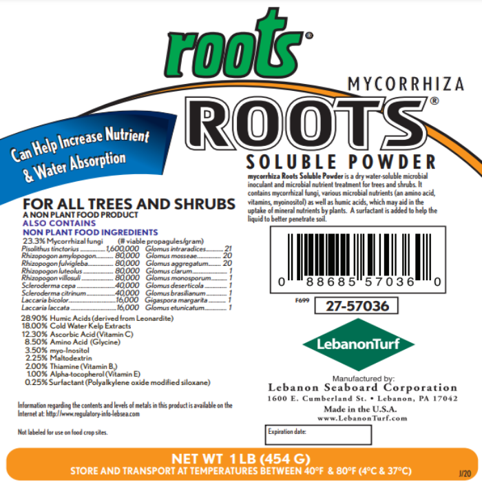 ROOTS Mycorrhizae Soluble Powder