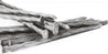 Twisted galvanized Gator Nails for heavy-duty projects.

