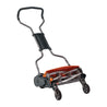 Fiskars Stay Sharp Max reel mower with durable steel blades for easy, precise cuts.
