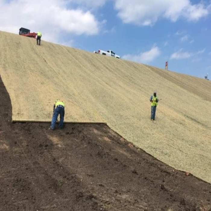 Double Net Straw Erosion Control Blanket - 90 day degrade