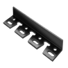 Oly-Ola Stone Edge: Black plastic edging with pre-drilled holes for easy installation.
