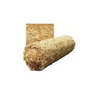 Rolled straw erosion control blanket, biodegradable, for soil stabilization.
