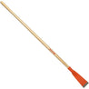 Long-handled scraper with orange blade, ideal for removing paint or ice.
