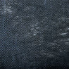 Close-up of dark gray woven ground cover fabric texture.
